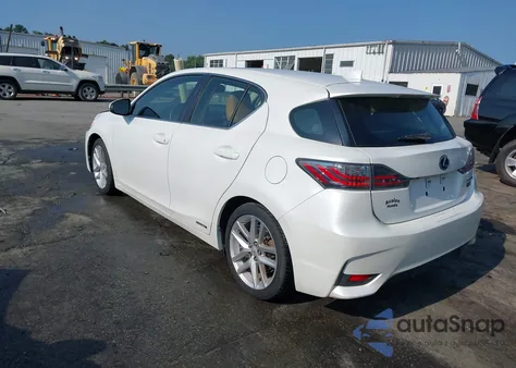 2014 Lexus Ct 200H из США, поврежденный, VIN JTHKD5BH3E2208137